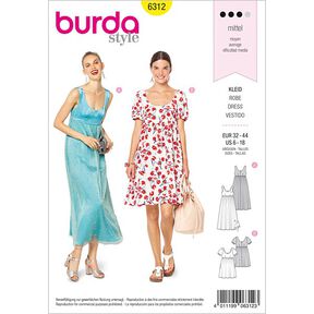 Klänning, Burda 6312 | 32 - 44, 