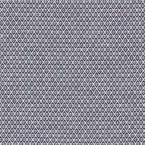 Möbeltyg Jacquard minirute – blå, 