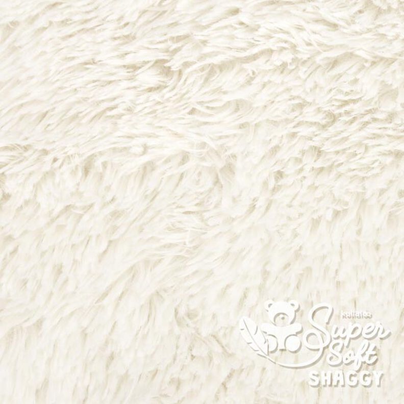 Lurvig plysch SHAGGY [1 M X 0,75 M | Flor: 20 MM] - naturvit | Kullaloo,  image number 2