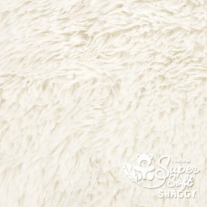 Lurvig plysch SHAGGY [1 M X 0,75 M | Flor: 20 MM] - naturvit  | Kullaloo,  image number 2