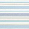 Dekorationstyg Halvpanama färgglad blandning av ränder återvunnen – lysande blå,  thumbnail number 1