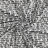 Stickat tyg effektgarn – svart/vit,  thumbnail number 5
