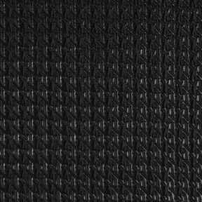 Cloqué glittrigt hundtandsmönster – svart, 