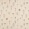 Dekorationstyg Halvpanama torkade blommor – natur/rosa,  thumbnail number 1