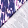 Viskosjersey Penselstreck – vit/blålila,  thumbnail number 4