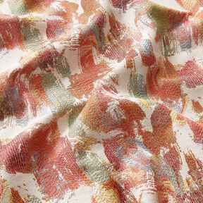 Dekorationstyg Gobel&auml;ng abstrakt konst &ndash; ljusbeige/ljus b&auml;rf&auml;rg, 