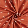 Bomullsjersey fjädrar – terracotta,  thumbnail number 3