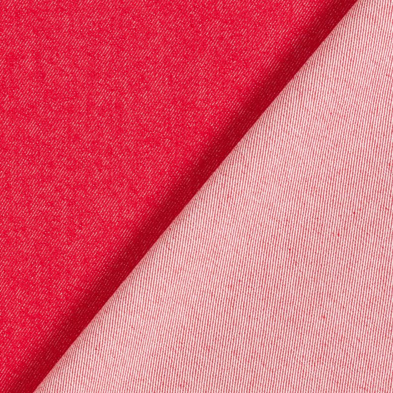 Stretch denim bomullsmix medium – rött,  image number 3