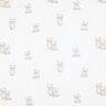 GOTS Muslin/Dubbel-krinkelväv Vänliga björnar Digitaltryck | Poppy Fabrics – elfenbensvit/ljus,  thumbnail number 1