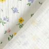 Muslin/Dubbel-krinkelväv Småblommor | Poppy Fabrics – elfenbensvit,  thumbnail number 4