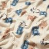 Mysfleece Collagejacka-stil – ljusbeige/blå,  thumbnail number 2