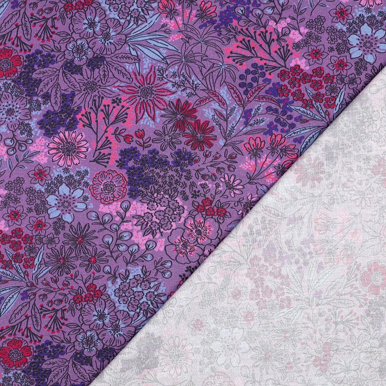 Bomullspoplin Vilda blommor | Poppy Fabrics – lavender, image number 5