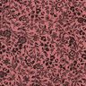 Muslin/Dubbel-krinkelväv Tvåfärgade blommor  | Poppy Fabrics – mörk gammelrosa/svart,  thumbnail number 2