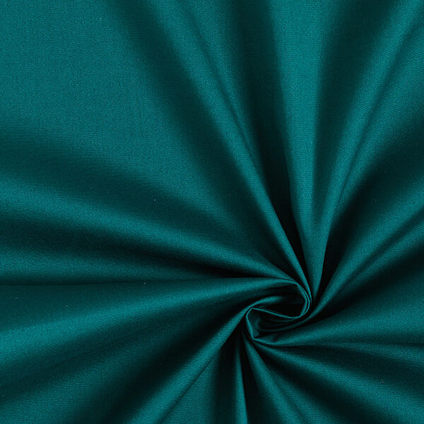 stretch poplin enfärgat – petrol, image number 1