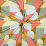 bomullspoplin abstrakta former | Nerida Hansen – oliv/hummer,  thumbnail number 3