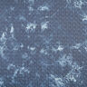 quiltat tyg chambray blommigt batik – jeansblå,  thumbnail number 1