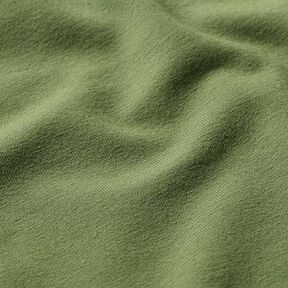 Bomullsjersey medium enfärgad – oliv, 