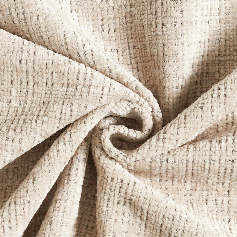 Stoppningstyg Chenille Enfärgat – ljus gråbrun,  image number 1