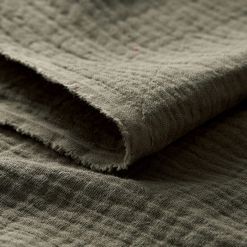 Muslin/Dubbel-krinkelväv – skiffergrått,  image number 5