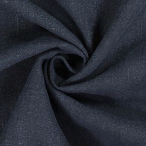 Linnetyg ramie mix stonewashed, kraftig kvalitet – nattblå, 