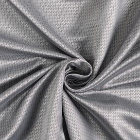 Fodertyg Jacquard sicksack ränder – ljusgrått, 