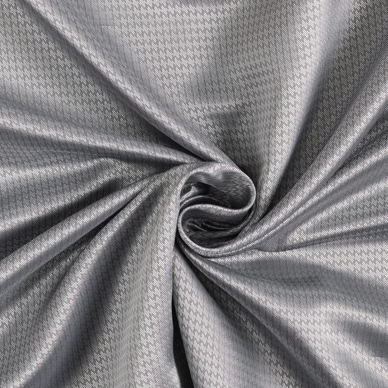Fodertyg Jacquard sicksack ränder – ljusgrått,  image number 1