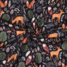 Sweatshirt Ruggad djur i skogen Digitaltryck | Poppy Fabrics – nattblå,  thumbnail number 3
