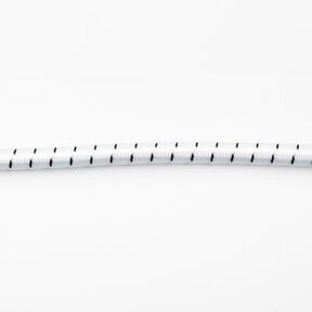 Starkt gummisnöre för utomhusbruk [Ø 10 mm] – vit/svart, 