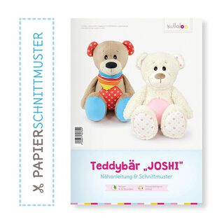 Sy en teddybjörn med pappersmönstret för teddybjörnen “JOSHI”  | Kullaloo, 