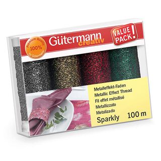 Sytrådsset Sparkly [4 rullar per 100 m] | Gütermann, 