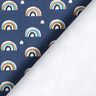Bomullsjersey Små regnbågar – indigo,  thumbnail number 4