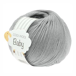 Cool Wool Baby, 50g | Lana Grossa – silvergrå, 