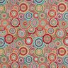 Dekorationstyg Gobeläng Mandala-cirklar – ljusbeige/rött,  thumbnail number 1