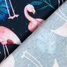 Bomullsjersey Flamingo | Glitzerpüppi – nattblå/ljusrosa,  thumbnail number 4