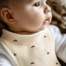 GOTS Ribbad jersey Små bilar | Poppy Fabrics – kräm/svartbrunt,  thumbnail number 7