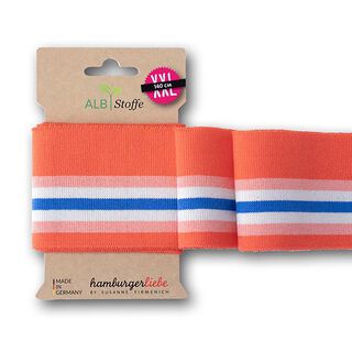 GOTS Ekologiska stickade muddar CUFF ME COLLEGE [140 cm | 7,5 cm] | Albstoffe | Hamburger Liebe, 
