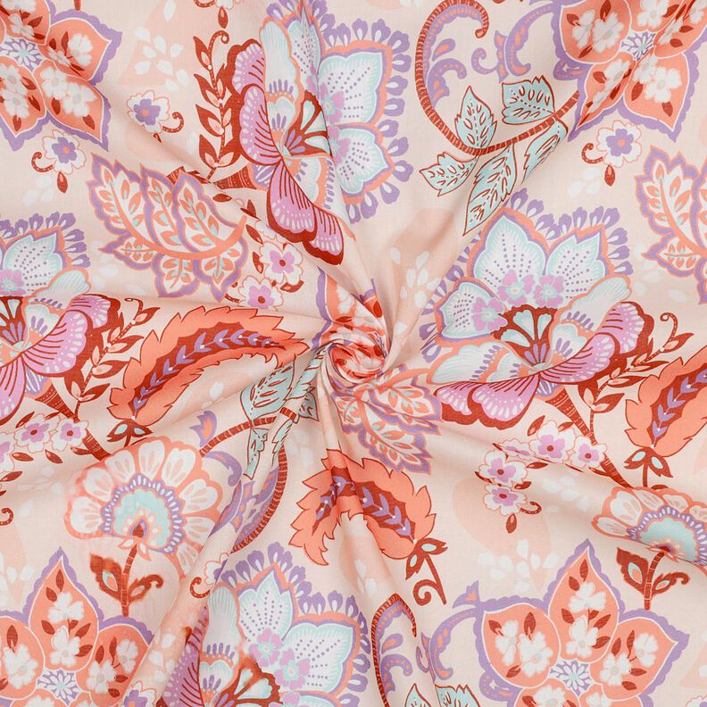 Bomullsvoile Stella | Nerida Hansen – apricot/lavender,  image number 3