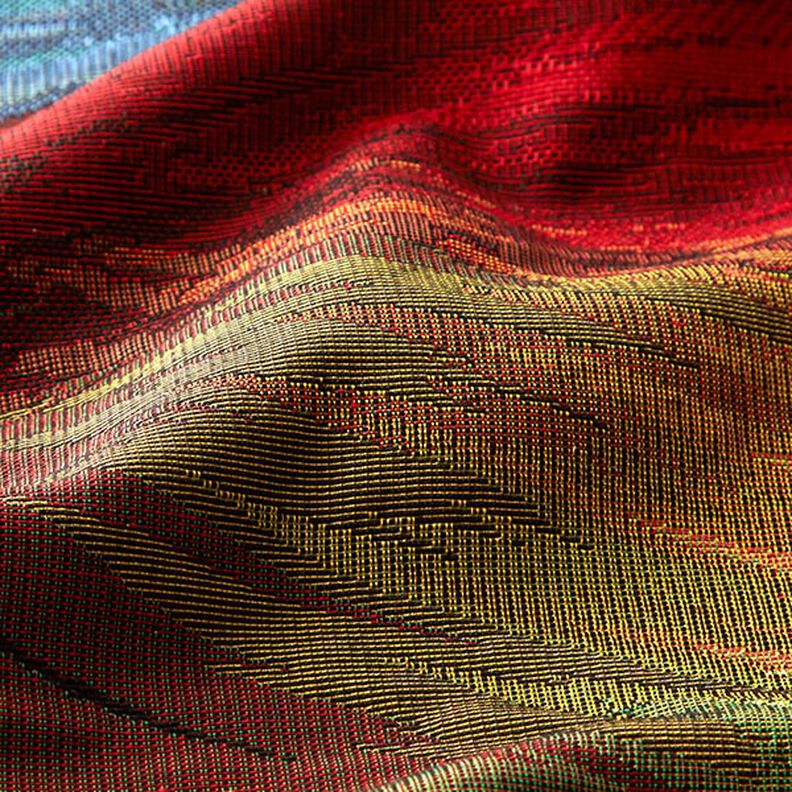 Jacquard Gobeläng Färger 2 – blå/rött,  image number 2