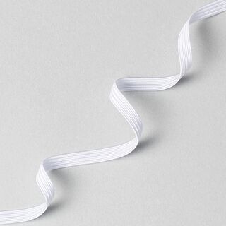 Gummiband [ 300 m x 6 mm ] – vit, 