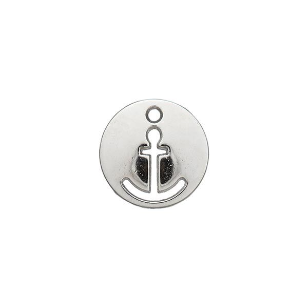 Dekorationsdetalj Ankare [ Ø 12 mm ] – silver metallic,  image number 1