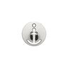 Dekorationsdetalj Ankare [ Ø 12 mm ] – silver metallic,  thumbnail number 1