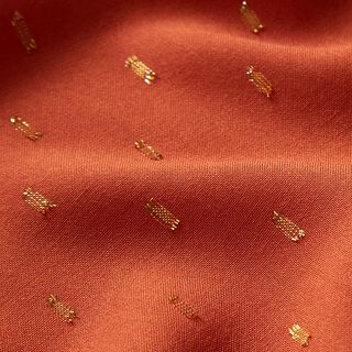 Viskostyg glitterdroppar – terracotta, 