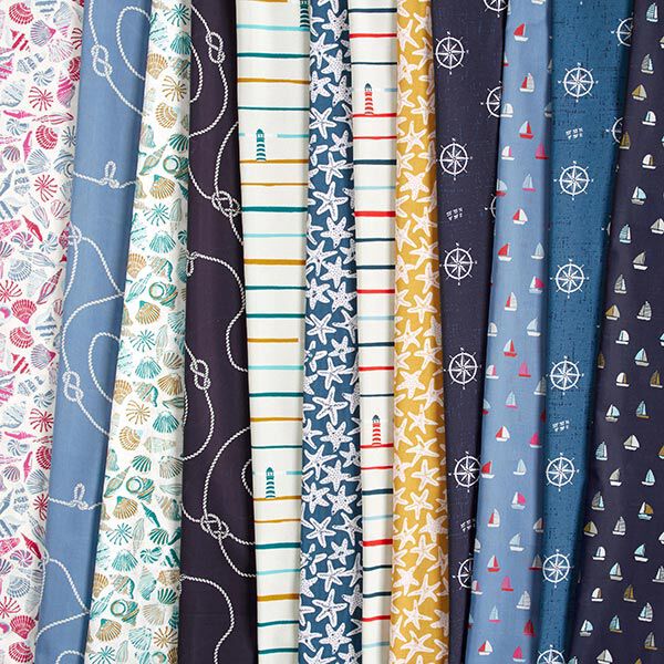 GOTS Batist Segelbåtar | Tula – jeansblå, image number 6