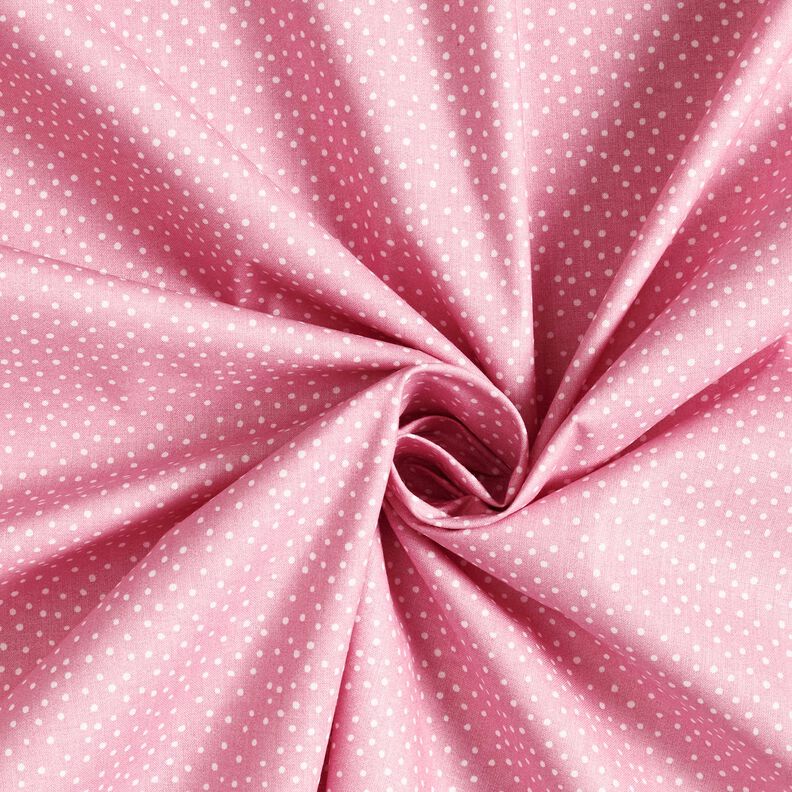 Bomullstyg Kretong Fina prickar – rosa,  image number 3