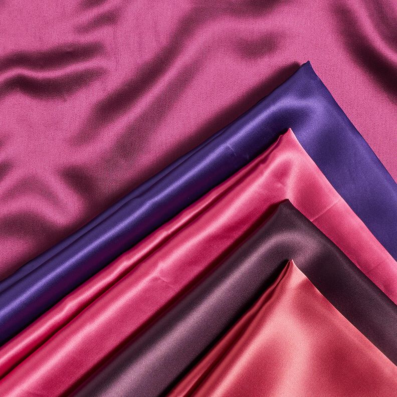 Satinfoder enfärgat – intensiv rosa,  image number 4