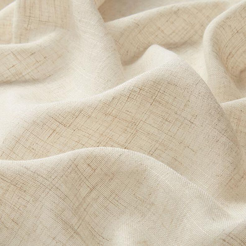 Gardintyg voile linnelook 300 cm – natur,  image number 2