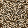 Dekorationstyg Bomullssatin Leopardmönster – brun,  thumbnail number 1