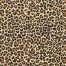 Dekorationstyg Bomullssatin Leopardmönster – brun,  thumbnail number 1