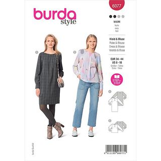 Klänning, Burda 6077 | 34-44, 