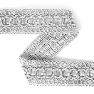 Klänningsbård, 28 mm – silver, 